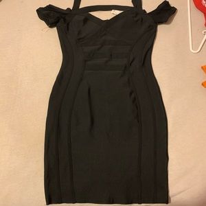 Akira black mini dress